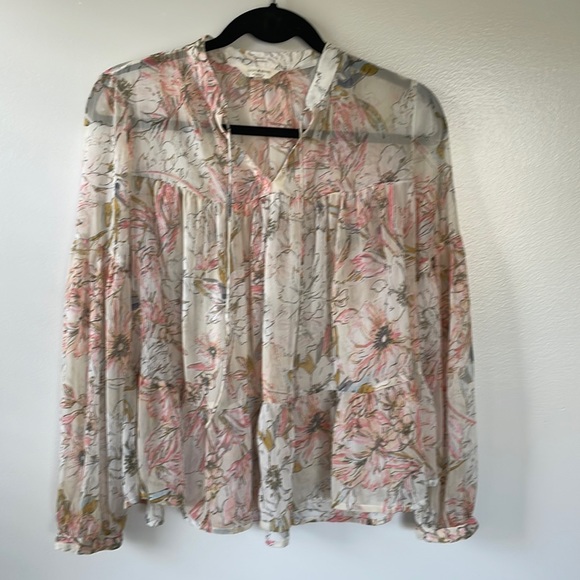 Lucky Brand Tops - Lucky Brand sheer top size S
